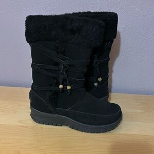 Bearpaw black winter boots
